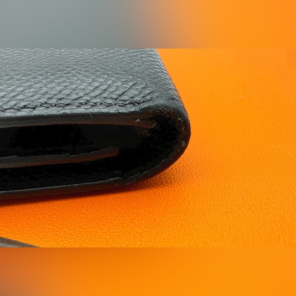 Hermes Bearn Soufflet Bifold Long Wallet Epsom Noir Black France Box - Picture 6 of 16